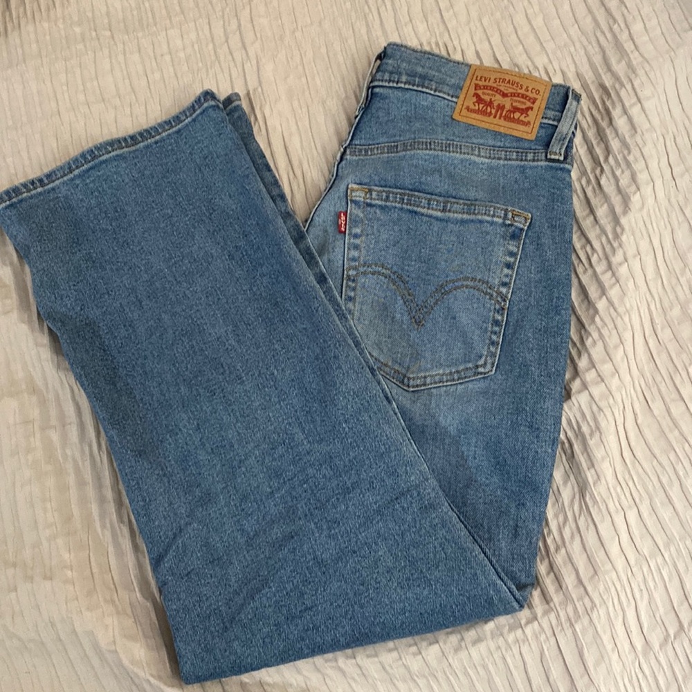 Levi’s high waisted crop flare
